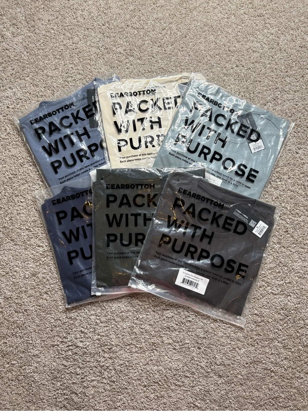 Bearbottom Supima Tee 6 Pack